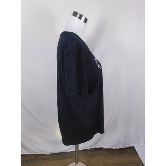 Cheap Monday Shirt Mens Large Black Graphic Skeleton Gothic Barcode Tee T-Shirt - Picture 9 of 11